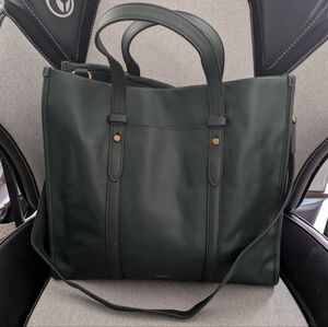 FOSSIL "Kyler" Dark Green Tote Bag